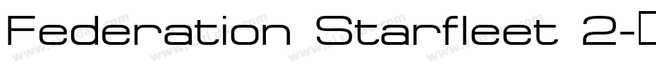 Federation Starfleet 2字体转换